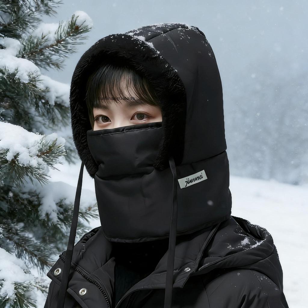 BSG ฤดูหนาวรถจักรยานยนต์ WARM คอ Gaiter Windproof กีฬากลางแจ้งหน้ากาก 3-in-1 Beanies หมวก WARM Face 