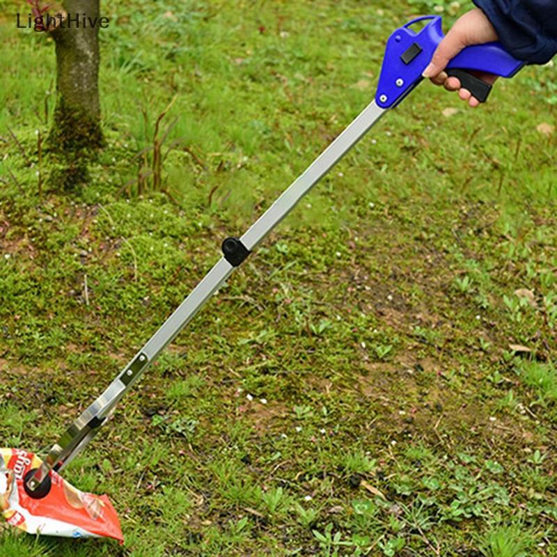 [LightHive] ที่หนีบถังขยะแบบยาวแบบพับได้ 83 ซม. Grab Pick Up Tool เครื่องมือคว้ารถกระบะแบบโค้ง (TH)