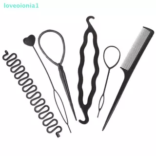 loveoionia1 6 ชิ้น/เซ็ตเด็ก Curler ผม Braid บํารุงรักษาเกลียว Twist เครื่องมือจัดแต่งทรงผม IA