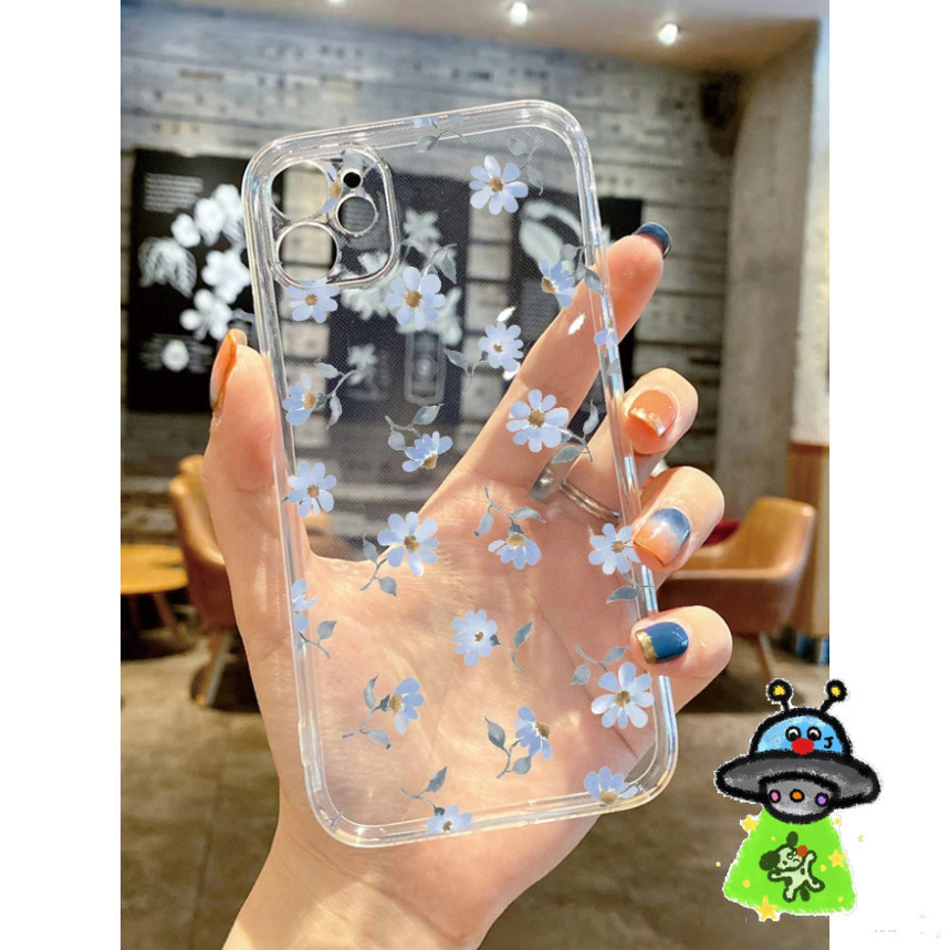 Blue Miniดอกไม้เคสโทรศัพท์เหมาะสําหรับXiaomi & Redmi POCO F4 POCO F5 Xiaomi 11 Lite 11 Lite 5G Ne 11