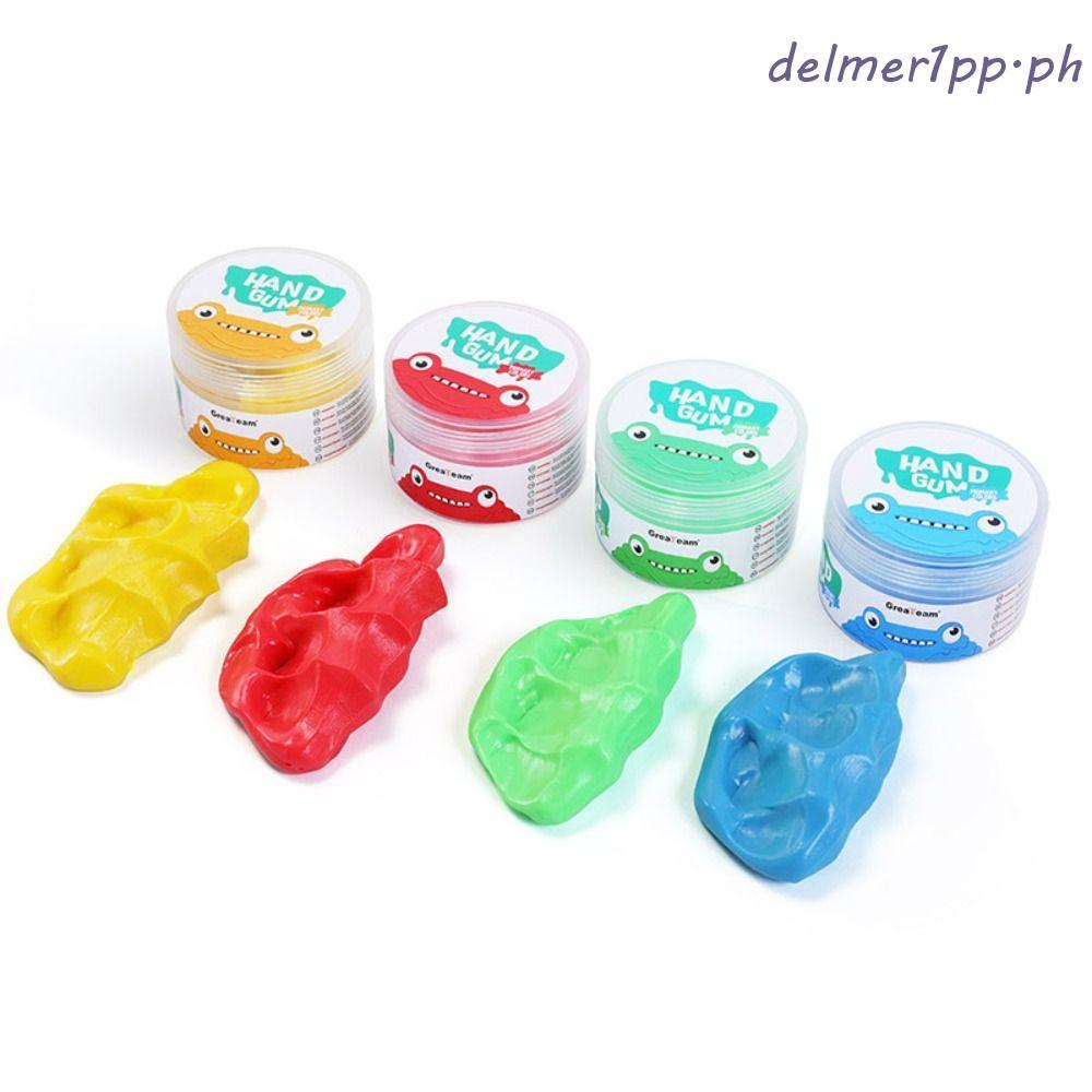 DELMERHOME Hand Putty Squiz ของเล่น, 4 ชิ้น/เซ็ต Soft Clay Finger Training Putty, ของเล่นเพื่อการศึก