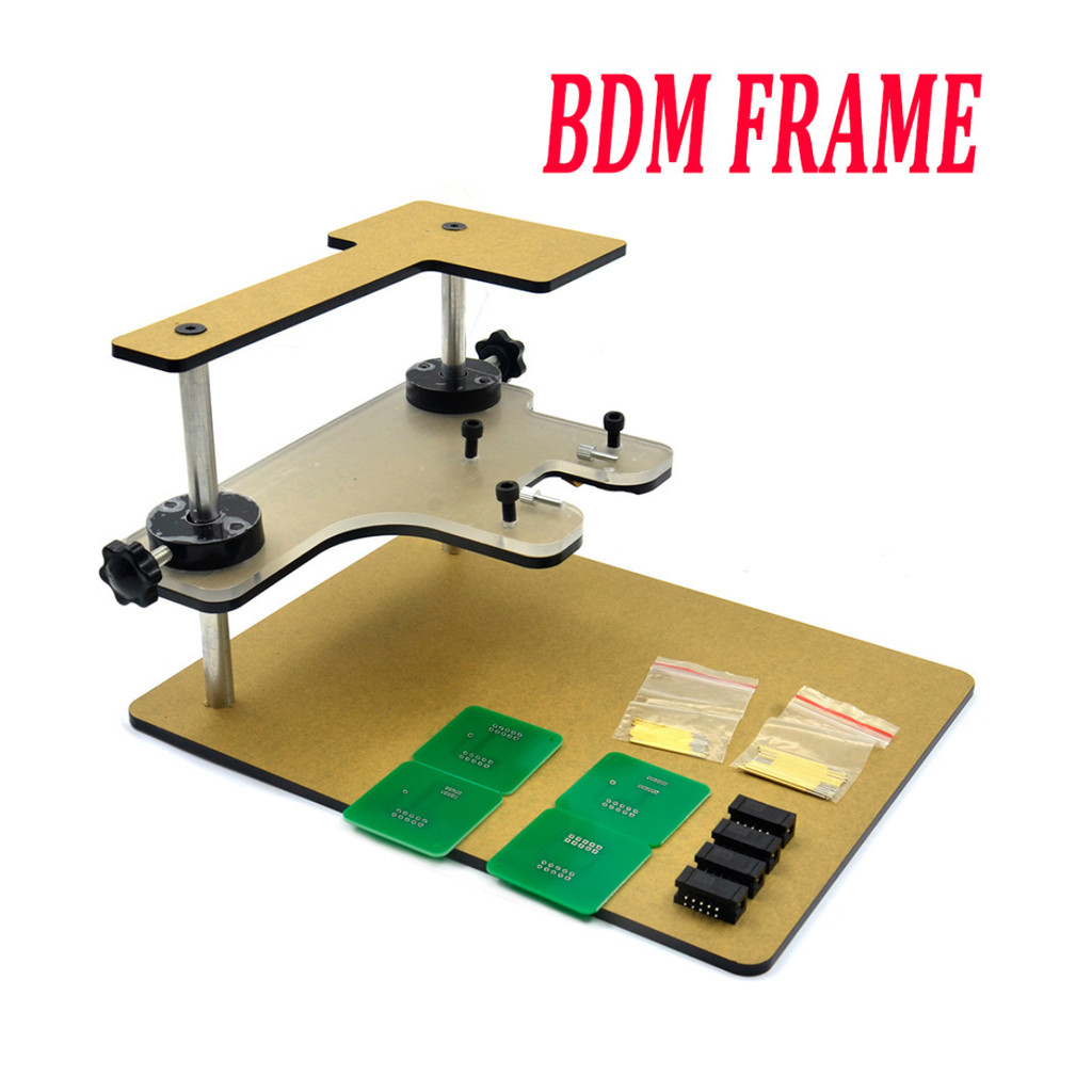 เฟรม BDM พร้อมชุดอะแดปเตอร์สําหรับใช้กับแร็คการเขียนโปรแกรม FGTECH BDM100