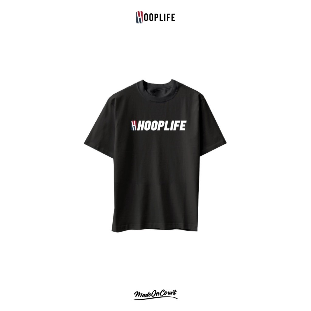 เสื้อยืดแฟชั่น HoopLife ลายโลโก้ สไตล์ STREET STYLE