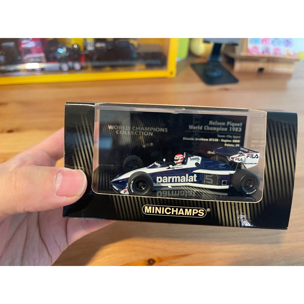 1/43 Mini Cut F1 World Champion Series-1983 brabham BT52B Championship Rider: Nelson Piquet