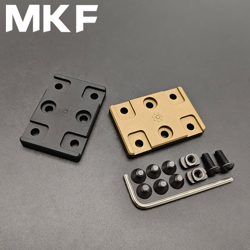 ไฟฉายฐานโลหะสองแถวอุปกรณ์เสริมไฟฉายวงเล็บแนวตั้งเหมาะสําหรับชุด MLOK/M300/M600