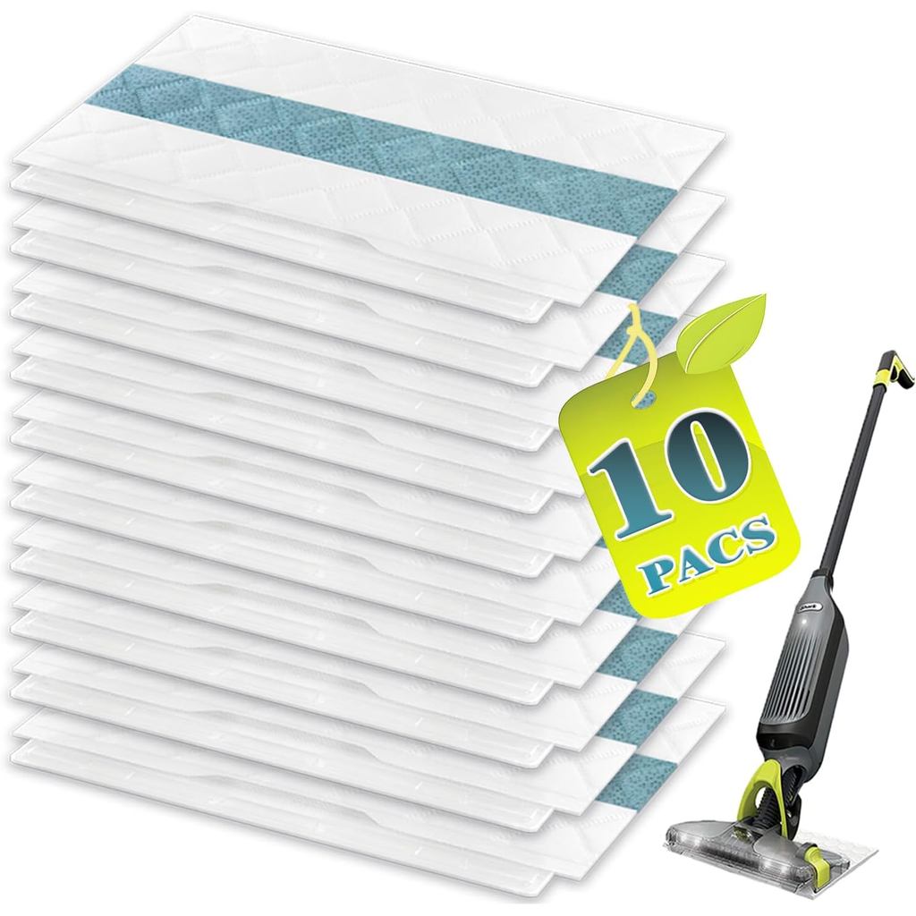 รีฟิลแผ่นพื้นแข็งแบบใช้แล้วทิ้ง ใช้ได้กับ Shark VACMOP Pro VM252 VM251 VM250 VM200 VC205 QM250 VM190