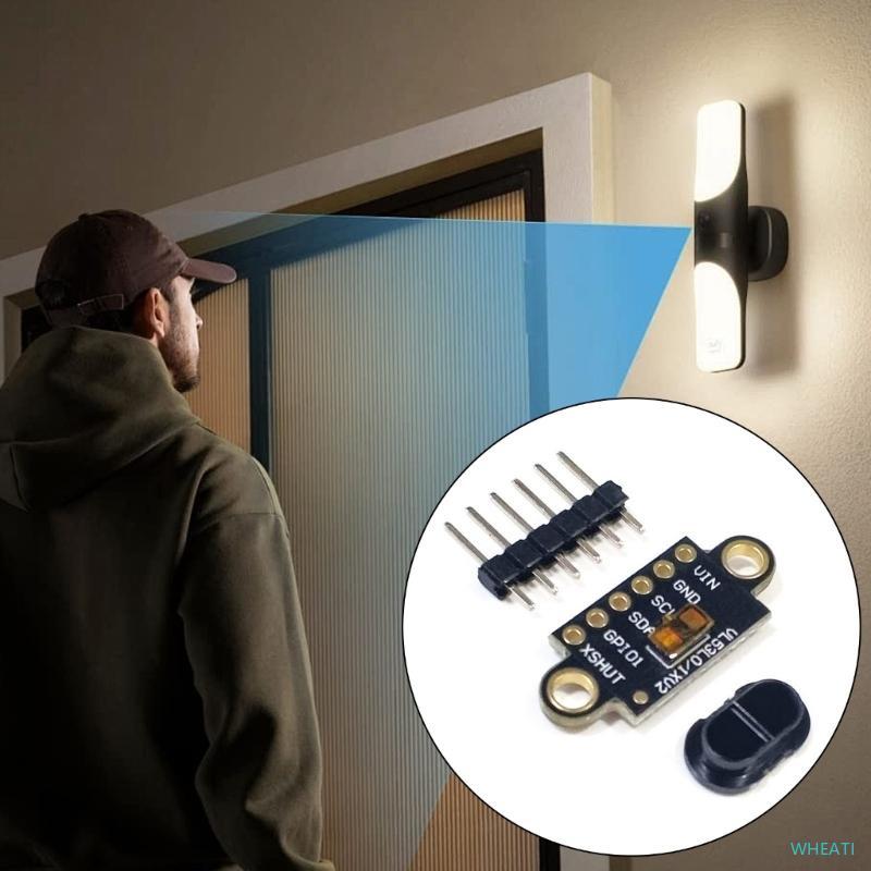 WHEATI VL53L1X ToF เซนเซอร์โมดูลการดําเนินงานแรงดันต่ําสําหรับบอร์ดพัฒนา