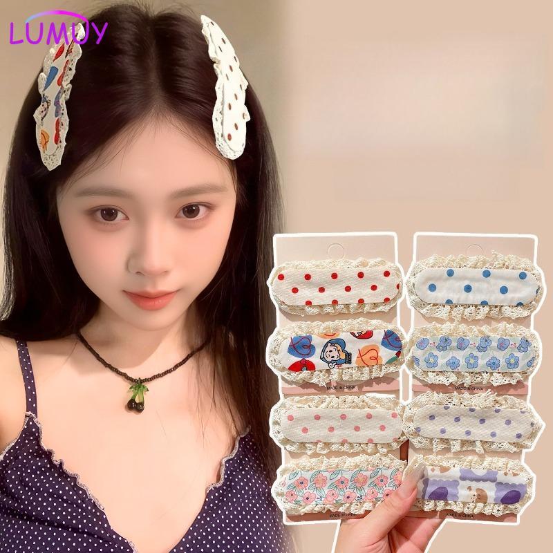 ป้ายกำกับผมผู้หญิง ของตกแต่งทรงผมหน้าผากลายลูกไม้ กิ๊บรองผมแบบตีนตุ๊กแก ไม่ทำให้ปวดศีรษะ