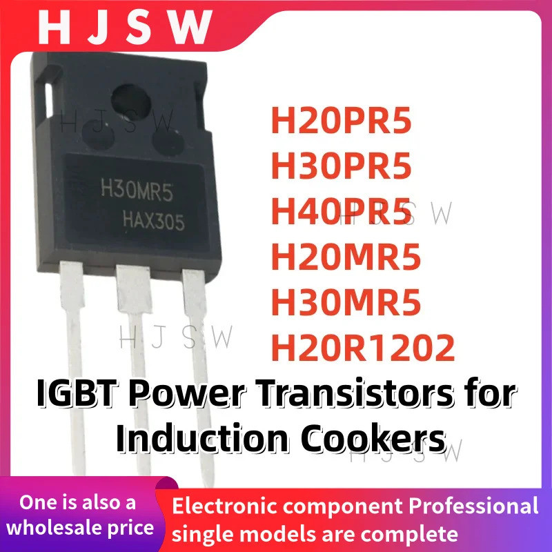 5PCS H20PR5 H30PR5 H40PR5 H20MR5 H30MR5 H20R1202 TO-247 IGBT ทรานซิสเตอร์พลังงานสําหรับ Induction