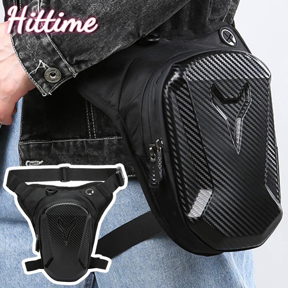 HITTIME กระเป๋าขี่มอเตอร์ไซค์ Multi-wear ขาสลิงเอวแพ็คกันน้ํากระเป๋ากีฬากลางแจ้งสําหรับผู้ชายกระเป๋า