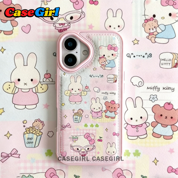 [✅คุ้มค่าที่สุด] เคสไอโฟน HelloKitty Miffy น่ารักสุดๆ หนังกันกระแทก iPhone 15 11 XR 17 13 16 12 14 Pro Max 16 14 15 Plus