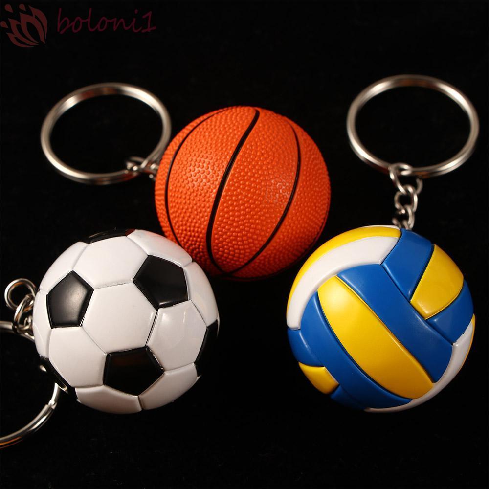 [COD] Ball KeyChain Volleyball อุปกรณ์ตกแต่งรถยนต์ จี้รถ พวงกุญแจแสนสนุก จี้กระเป๋าฟุตบอล