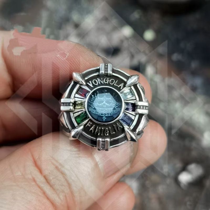【พร้อมส่ง】แหวนรีบอร์น katekyo hitman ของเล่นต่อพ่วงแอนิเมชัน reborn vongola ring ชุดแหวนแฟชั่น สไตล์เกาหลี หรูหรา เปิดปรับได้