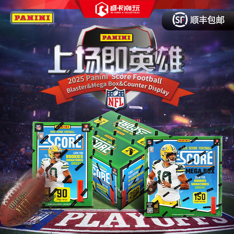 25 Panini Score Football NPP Series Rugby Collection Box Star Card