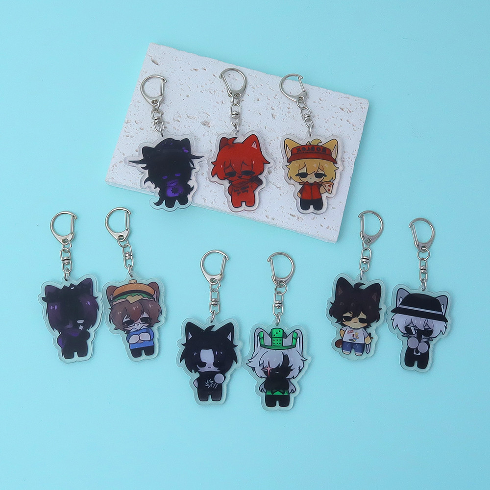 Forsaken Roblox เกมพวงกุญแจน่ารักอะนิเมะรูป Key Holder อุปกรณ์เสริมเครื่องประดับของขวัญ