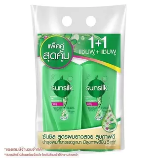 (แพ็คคู่ x2ขวด) ซันซิล แชมพู+แชมพูและแชมพู+ครีมนวด รุ่น1+1 ขนาด 325-350มล.เลือกสูตรได้