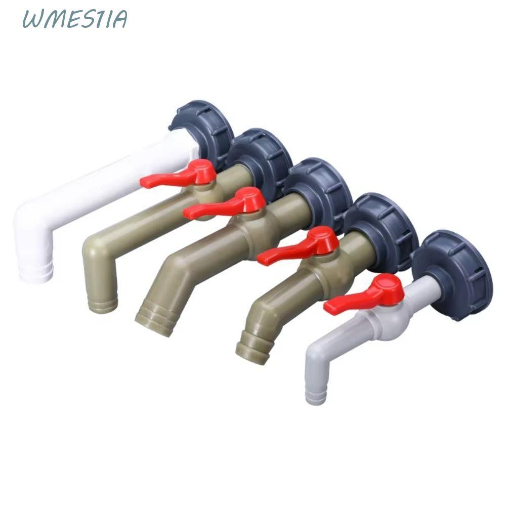 WMES1IA ชลประทานเชื่อมต่อวาล์ว, S60x6 ด้ายหยาบ 1/2'' 3/4 1" IBC Water Tank Adapter, Quick Connect ท่