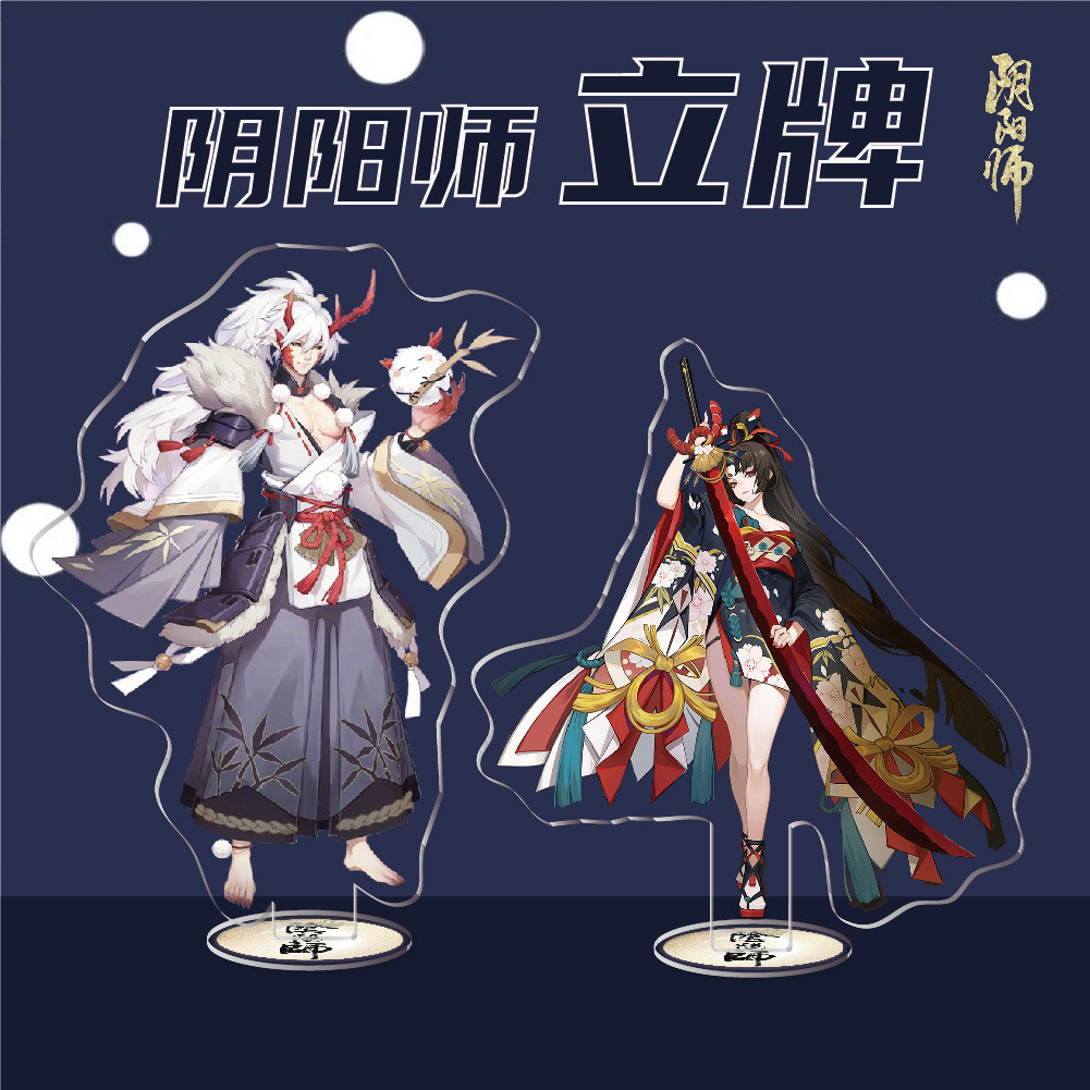 เกมอะนิเมะขาตั้งอะคริลิค Onmyoji Big Tengu Ibaraki Boy Ichime เครื่องประดับ
