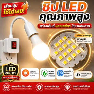 โคมไฟกลางคืน LED หมุนได้ 360° หลอดไฟ LED ประหยัดไฟแบบวอร์ม/สีขาว โคมไฟข้างเตียง โคมไฟติดผนัง สวิตซ์ปลั๊ก หลายสเปคเลือกได