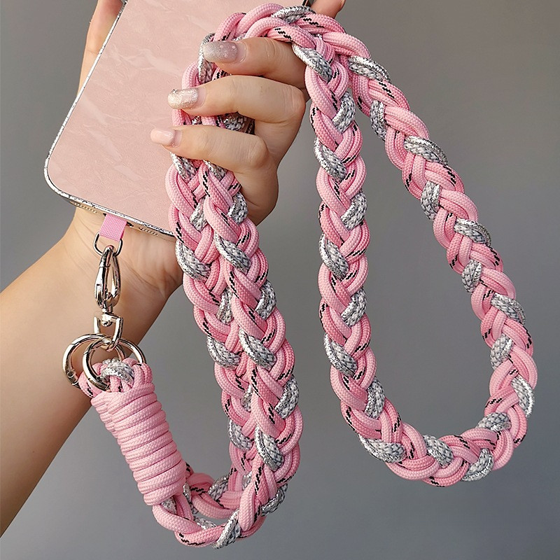 อินที่มีสีสันหกสาระทอยาวโทรศัพท์มือถือเชือกเส้นเล็กกระเป๋ากล้องถ้วยน้ําที่สําคัญกลางแจ้งป้องกันการสูญหายจี้ของขวัญคริสต์มาส - รูปที่ 2