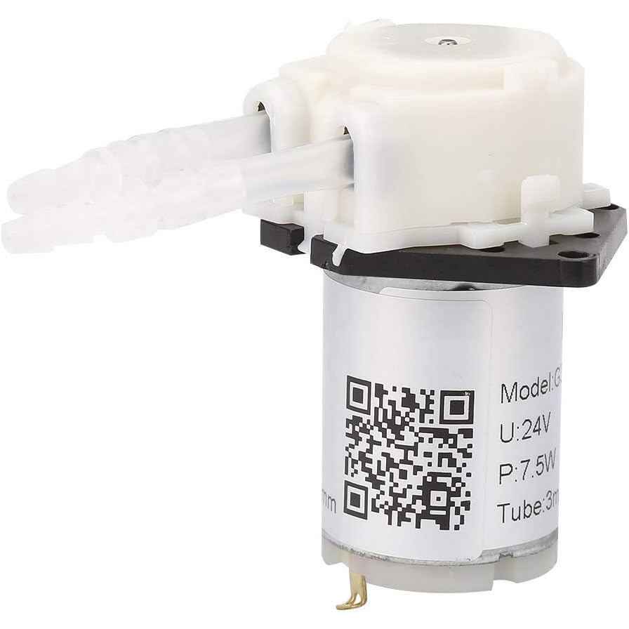 24V DC DIY Peristaltic Liquid Pump Dosing Pump สําหรับ Aquarium Lab Analytical 10ml/min -90ml/min (ส