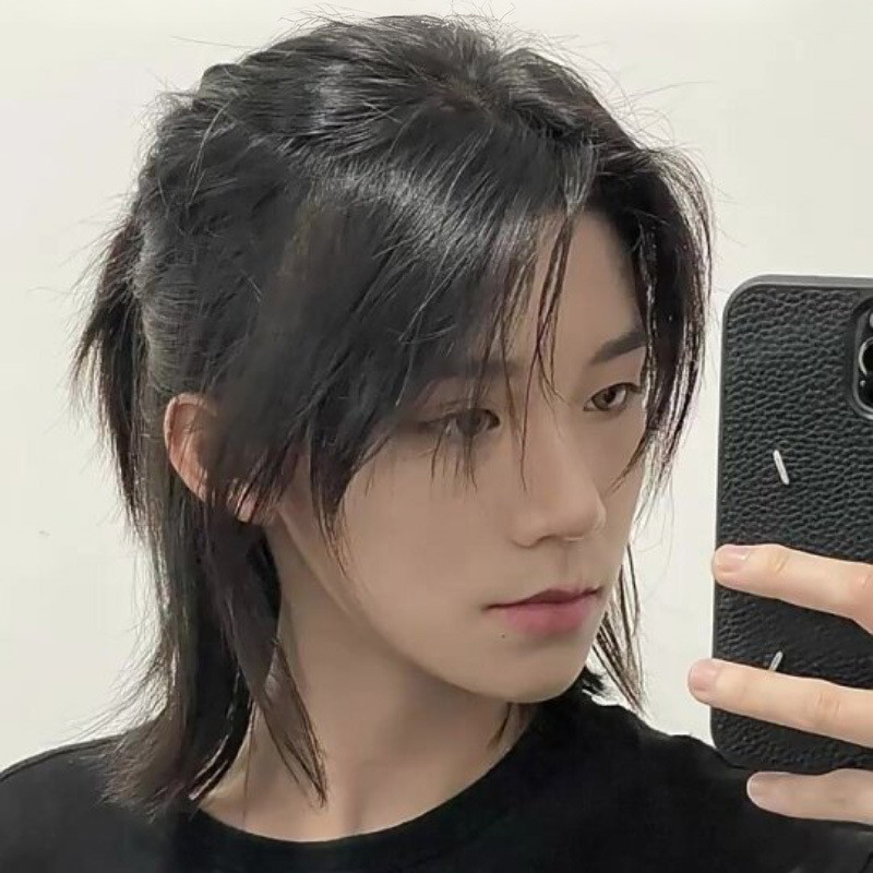 【จัดส่งภายใน 3 วัน】 Mullet Head Wig ผู้ชาย ผมสั้น แฟชั่น แนวโน้ม ธรรมชาติ อินเทอร์เน็ต Fluffy ชื่อเส