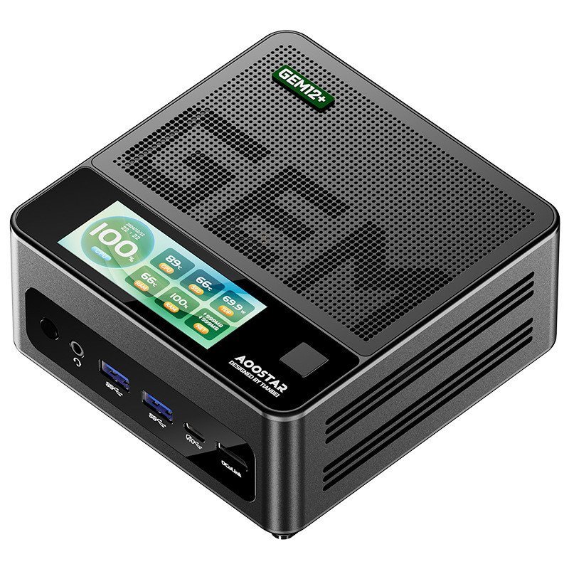 Aoostar Sky Barium GEM12+PRO โฮสต์ขนาดเล็ก AMD 8845HS คอมพิวเตอร์เดสก์ท็อป minipc Office Home