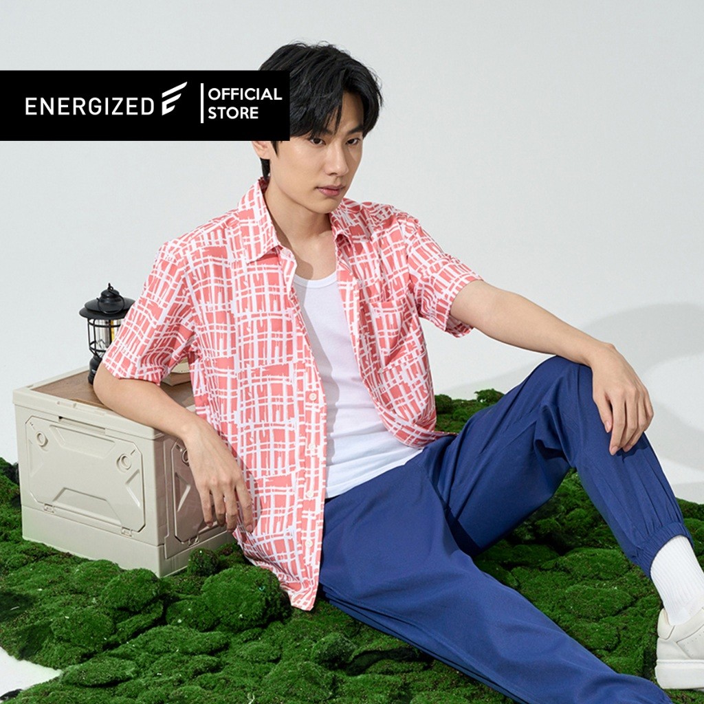 เสื้อ Energized Bohemian Explorer ผู้ชายพิมพ์ Resort 803-22027