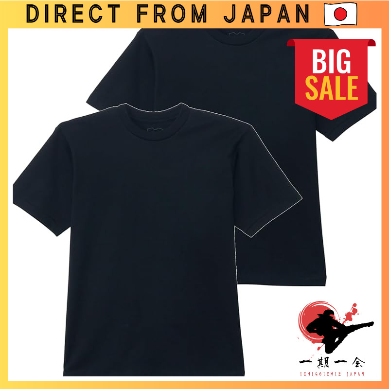 Hanes Men's Crew Neck T-Shirt 2-Pack - 100% Cotton Short Sleeve Inner Wear