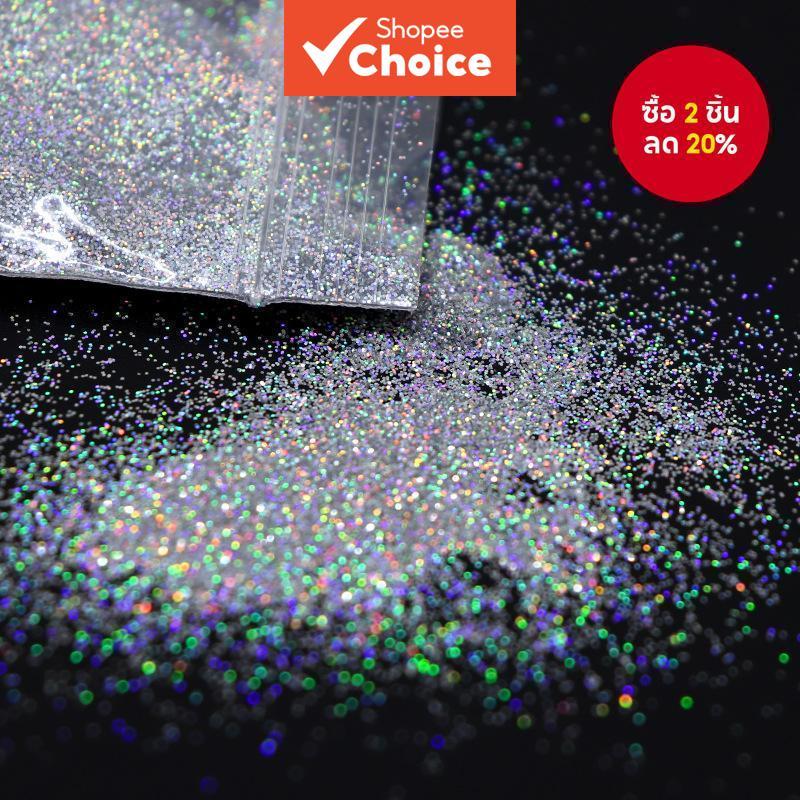 10กรัม0.2มิลลิเมตรเลเซอร์ ก ขยะ เล็บผงสําหรับเล็บเจล ทําเอง ออกแบบ