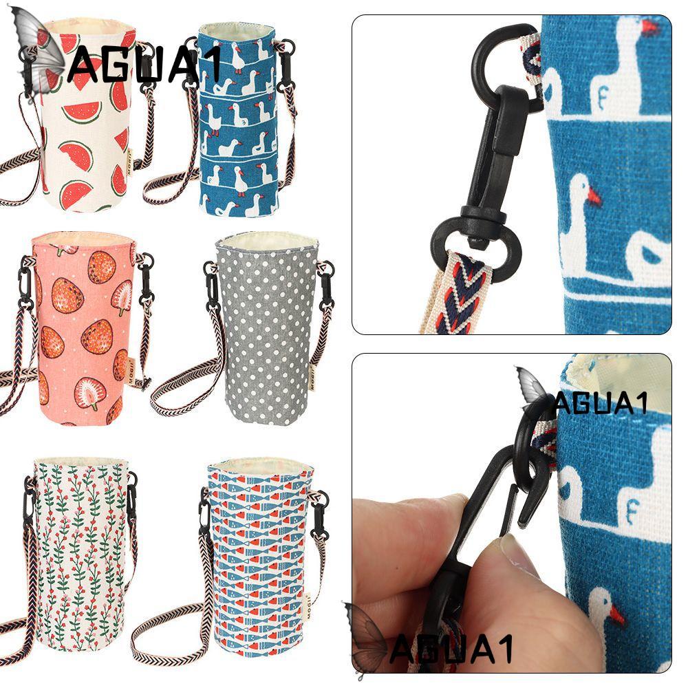 AGUA1 Cup Sleeve Tumbler Accessories Cup Pouch Tote Bag Carrier Water Bottle Bag