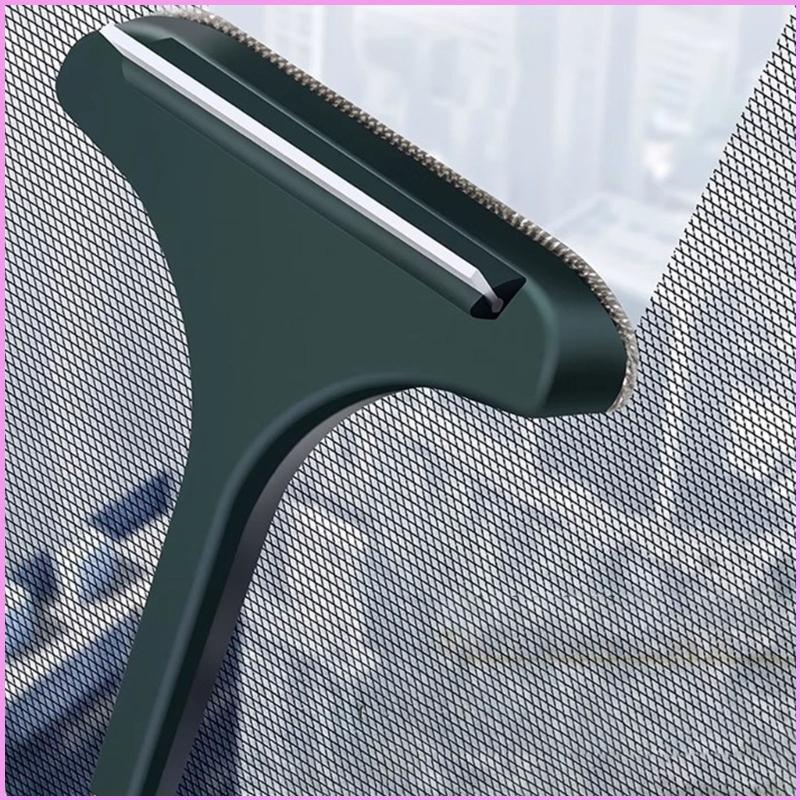 Cinn Screen Window Cleaner Brush Ergonomic Handle Cloth Scrubber