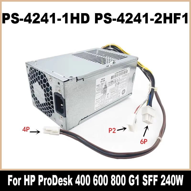 สำหรับ HP ProDesk 400 600 800 G1 SFF แหล่งจ่ายไฟ 240W 702308-002 702307-001 702308-001 751884-001 PS
