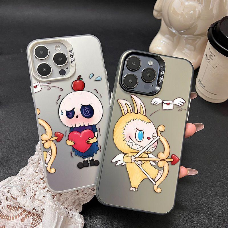 2025 ใหม่ของแท้ L0 Bub! เคสโทรศัพท์การ์ตูนน่ารักทันสมัยสำหรับ iPhone 16 Pro Max 15 14 13 12 11 Pro M