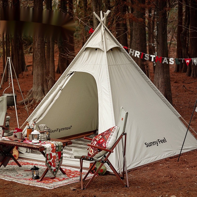 Outdoor camping tent canopy camping camping Indian cotton tent sunshade dish diamond canopy outdoor 