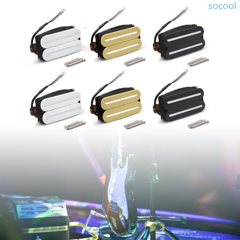 Soc* Humbucker Pickup Humbucker Neck Pickup กีตาร์การเพิ่มประสิทธิภาพเสียงเนื้อโลหะ