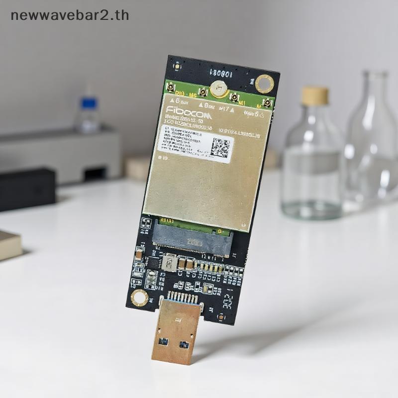 # waveba # 1 ชุด DW5821E M2-NGFF DW5811e DW5816E EM7455 L860-GL USB3.0 การ์ดขยายสําหรับ 3G/ 4G/ 5G L