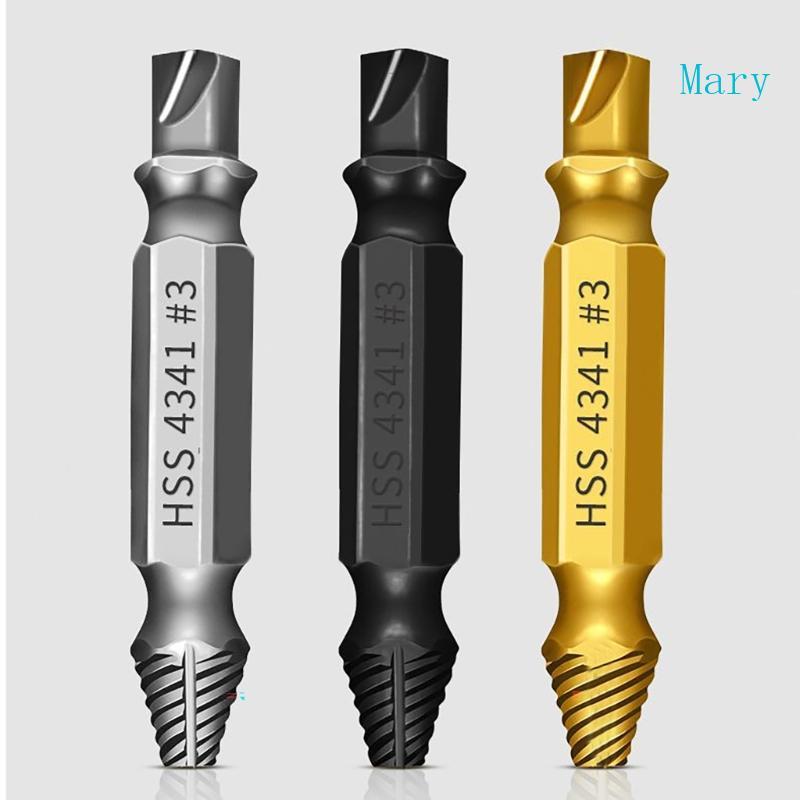 6Pcs Damaged Screw Extractor Kit and Stripped Screw Extractor Easily Quickly