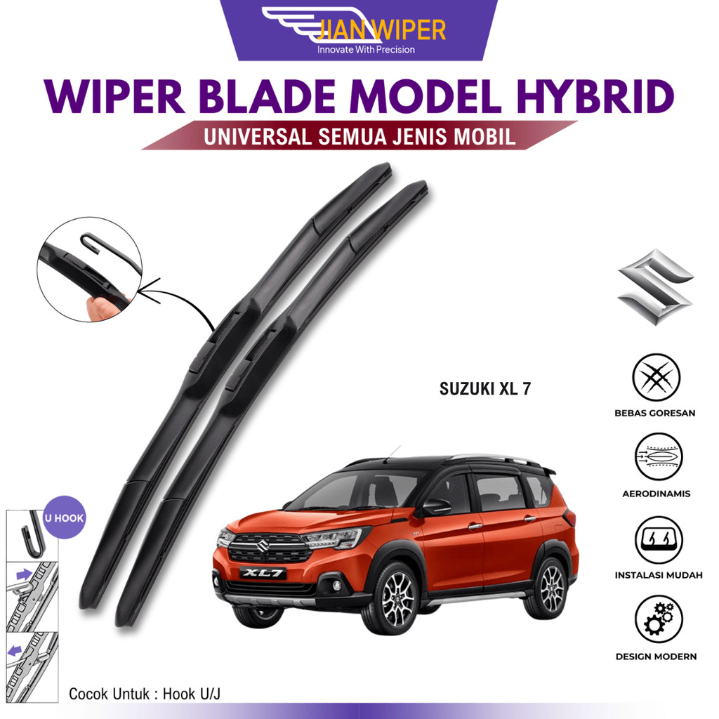 ที่ปัดน้ําฝนรถยนต์ Suzuki XL7 Hybrid หนึ่งคู่ซ้ายขวา