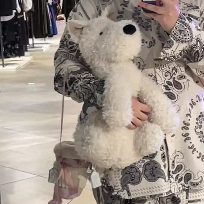 ตุ๊กตา​น้องหมา 22/40cm เนื้อผ้าที่นุ่มสบาย อวบอ้วนและฟู ตุ๊กตาผ้า ของเล่นเด็ก ของขวัญสำหรับเด็ก - รูปที่ 5