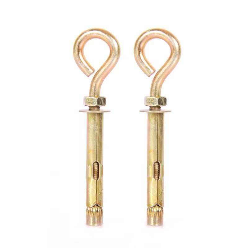 Bolt Bolt Bolt พร้อมแหวนโลหะแกะ Eye แหวนขยายแกะ Eye แหวนแกะสกรูตะขอขยาย DOVN