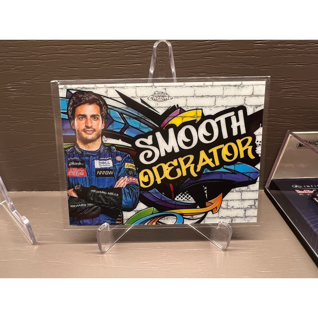 (((จัดส่งด่วนแอร์ขนส่ง) 2020 topps chrome First Year Carlos Sainz (Carlos Sainz) Graffiti Star Truck