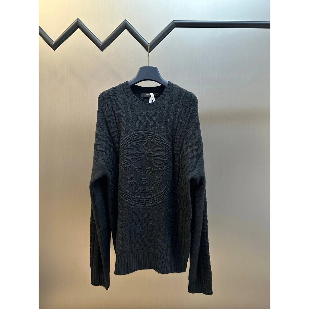 เสื้อสเวตเตอร์ปักลาย Jacquard VERSACE