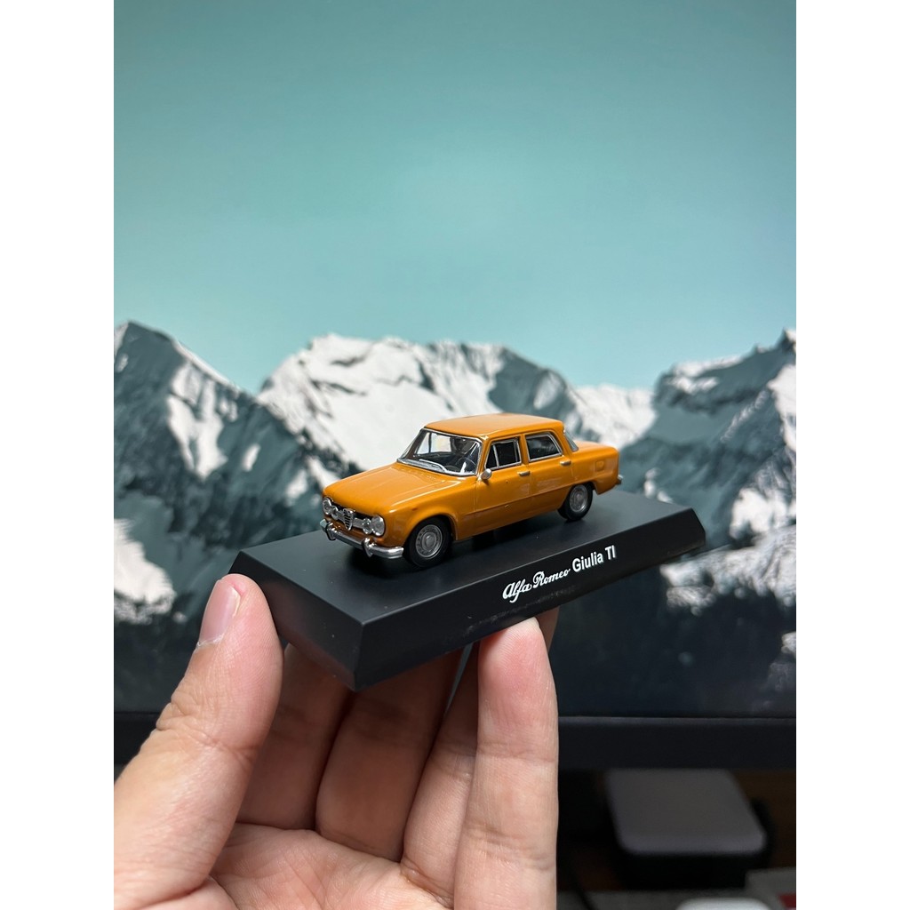 1/64 Jingshang kyosho Alfa Romeo giulia Orange Alfa Romeo Giulia TI Cardless Boxless Appearance Self