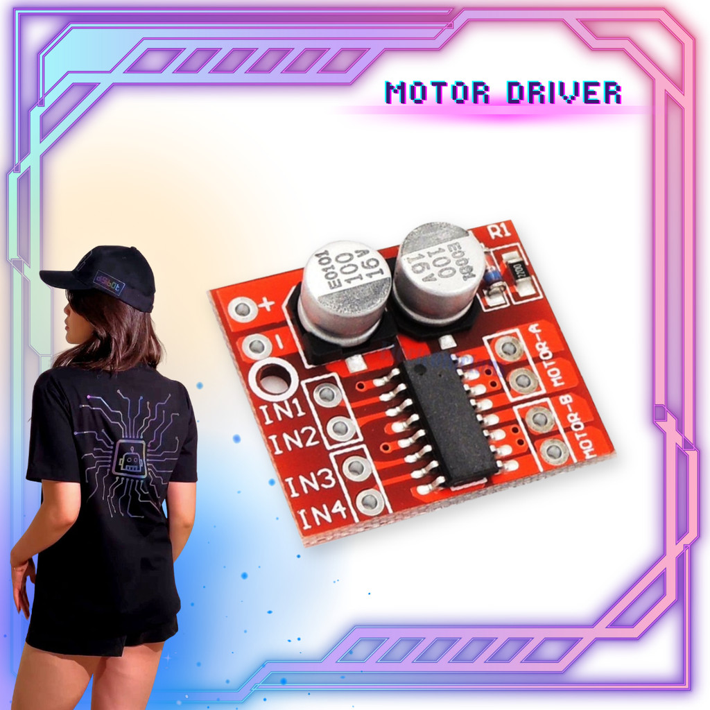 MX1508 ไดร์เวอร์มอเตอร์ขนาดเล็ก - 1508 L298N Controller - Digibot Official