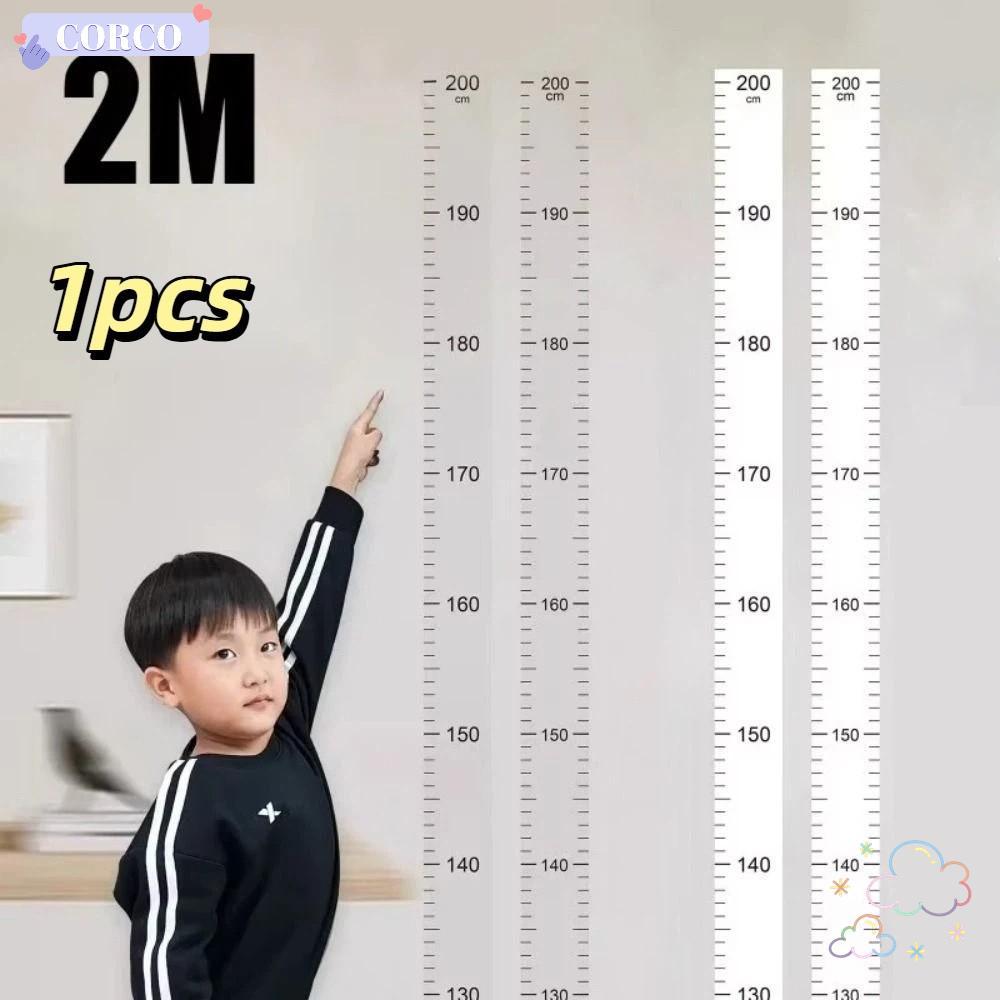 สติกเกอร์วัดส่วนสูง Kroger กันน้ำ ขนาด 2 เมตร ถอดออกได้ โปร่งใส มีกาวในตัว ใช้ในบ้าน