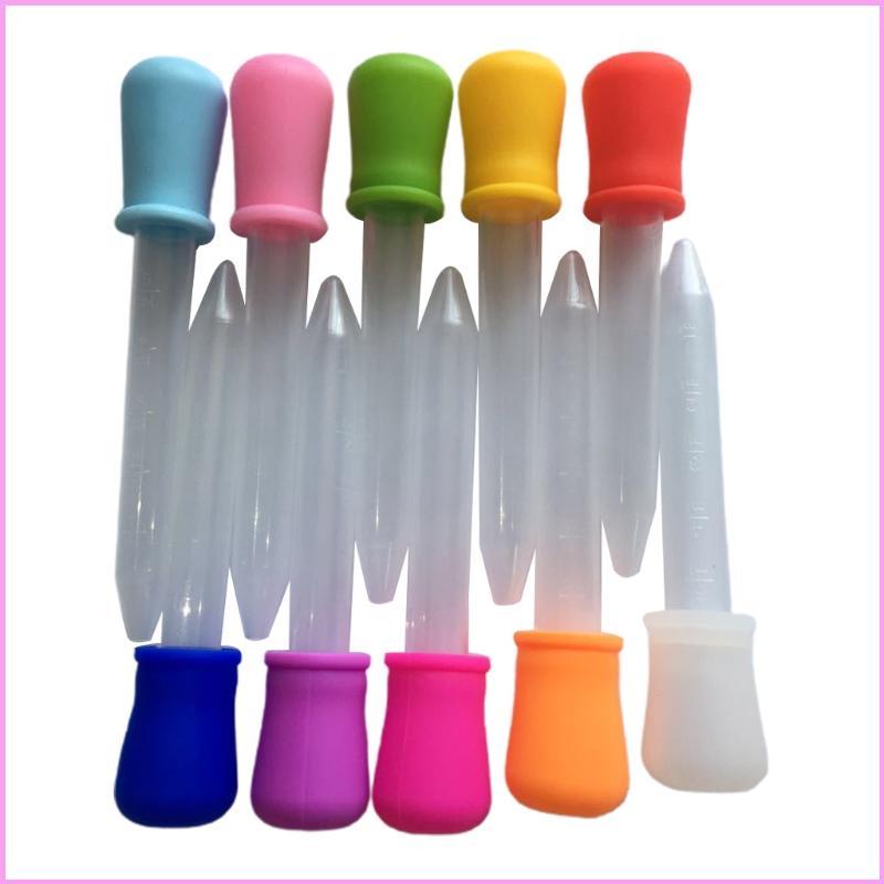 หลอดหยด 10 ชิ้น 5 มล. สำหรับเหลว UV epoxy พลาสติก