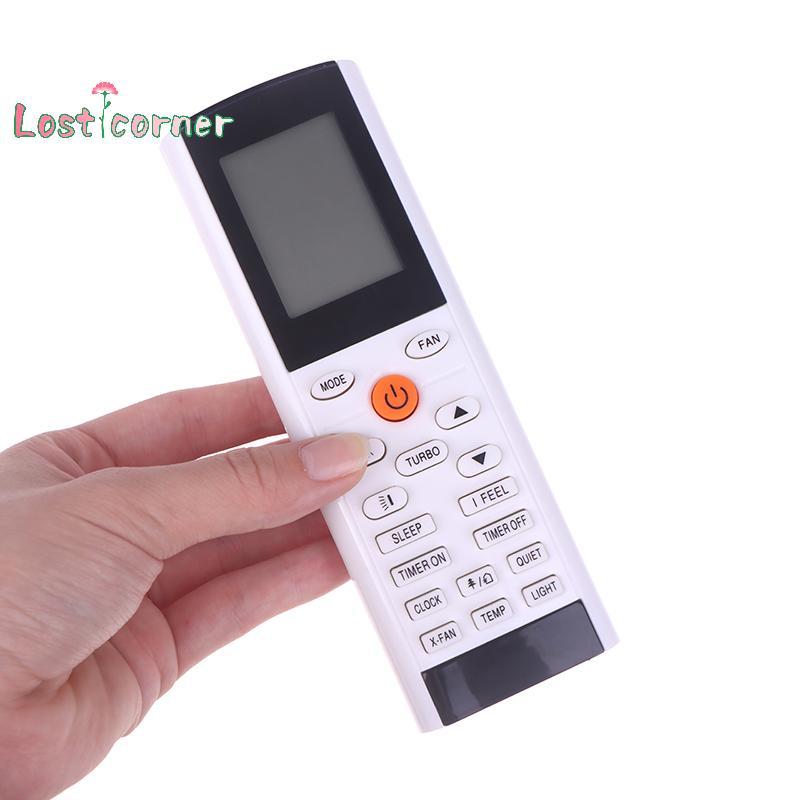 [Lostcorn] 1 ชิ้นสําหรับ Gree ELECTROLUX TADIRAN AC เครื่องปรับอากาศรีโมทคอนโทรล Universal YACIFB YAC1FB YAC1FB6 MSHV25D1S [ใหม่]