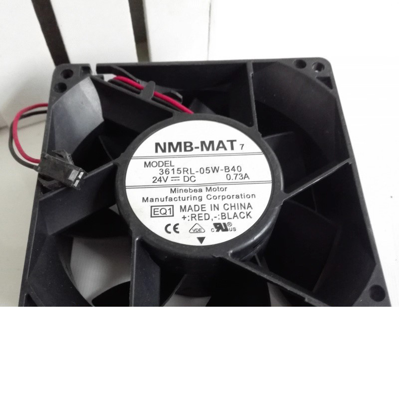 ยี่ห้อใหม่แท้ NMB 3615RL-05W-B40 9038 Fanaco พัดลมกันน้ําเต็มรูปแบบ 24V 0.73A