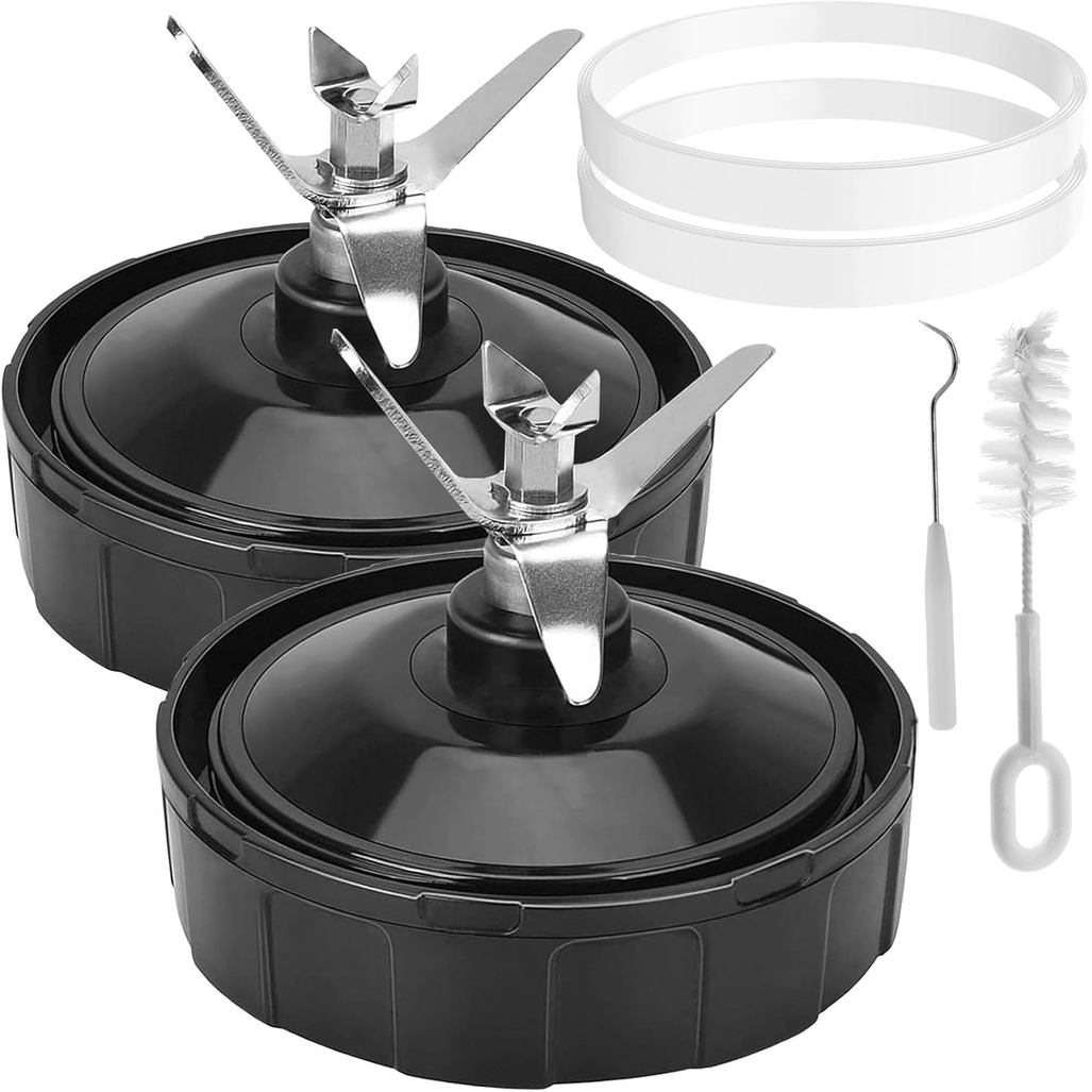 2 แพ็ค Ninja Blender อะไหล่, 7 Fins Ninja Blender ใบมีดเปลี่ยนใช้งานร่วมกับ BL480-30 BL482-30 BL490-